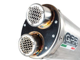 Escape Gpr Moto Guzzi Breva 750 2003/09 Par de escapes homologados Dual Inox