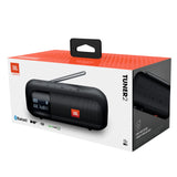 JBL Tuner 2 Sintonizador de radio JBL, altavoz portátil Bluetooth con MP3, DAB plus y radio FM, sonido potente y nitidez, color negro