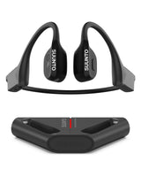 SUUNTO Wing Open-Ear Auriculares Conducción Ósea, Auriculares Deportivos Inalámbricos Bluetooth, Control Movimiento Cabeza, Micrófono HD Incorporado, Resistente al Desgaste IP67, Luces Seguridad
