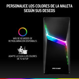 SPIRIT OF GAMER - Clone 4 - Caja PC Gaming RGB con Pared Transparente De Vidrio Templado - CREA Tu Propia Torre PC Gamer - Torre Compatible con ATX/MATX/ITX - 2 Ventiladores de 120 mm incluidos