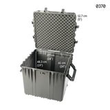 PELI 0370 Maleta Cuadrada Profunda y estanca para Equipos fotográficos y electrónicos, IP67 estanca, 227L de Capacidad, Fabricada en EE.UU., con Espuma Personalizable, Color Negro