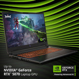 acer Nitro V 17 AI ANV17-61, Ordenador Portátil Gaming 17.3", Full HD IPS (AMD Ryzen AI 9 365, 32 GB RAM, 1024 GB SSD, GeForce RTX 5070, Sin Sistema Operativo), Negro, Teclado QWERTY Español