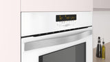 Balay - Horno compacto con microondas, 60 x 45 cm, 15 recetas automáticas, Cristal blanco, 3CW5179B2