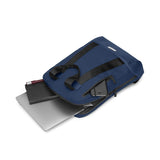 Moleskine Mochila Vertical Colección Metro, Bolso Porta Pc para Laptop, Notebook, iPad y Tablet hasta 15 Pulgadas, Dimensiones 31 x 42 x 10 cm, Color Azul Zafiro
