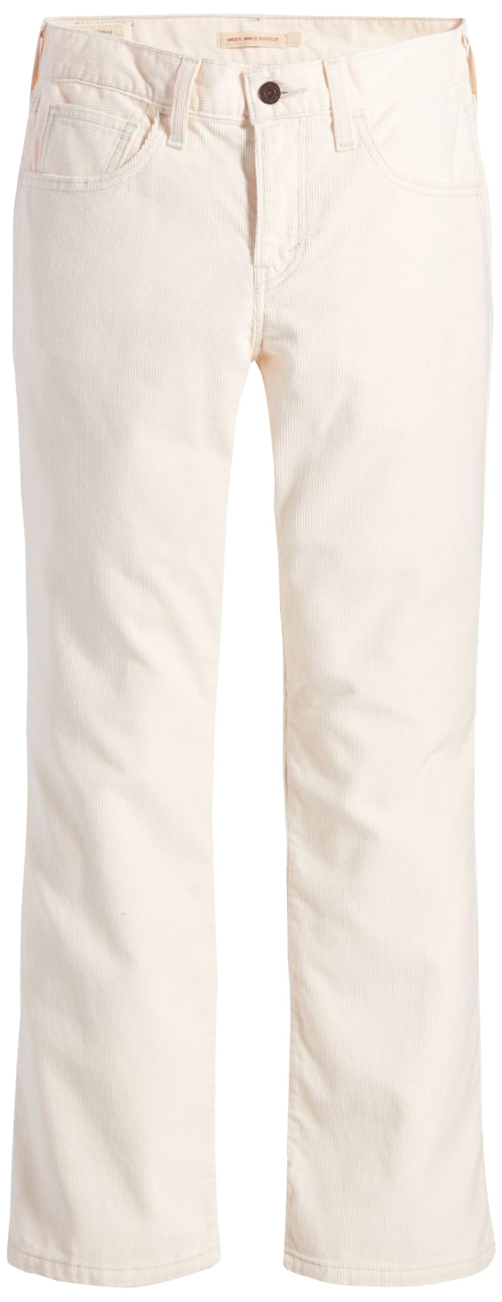 Levi's Middy Ankle Boot Pantalones, White Smoke, 31W x 27L para Mujer
