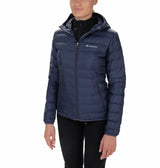 Columbia Lake 22 Down Hooded Jacket Chaqueta De Plumas Acolchada Con Capucha, Nocturnal, M Mujer