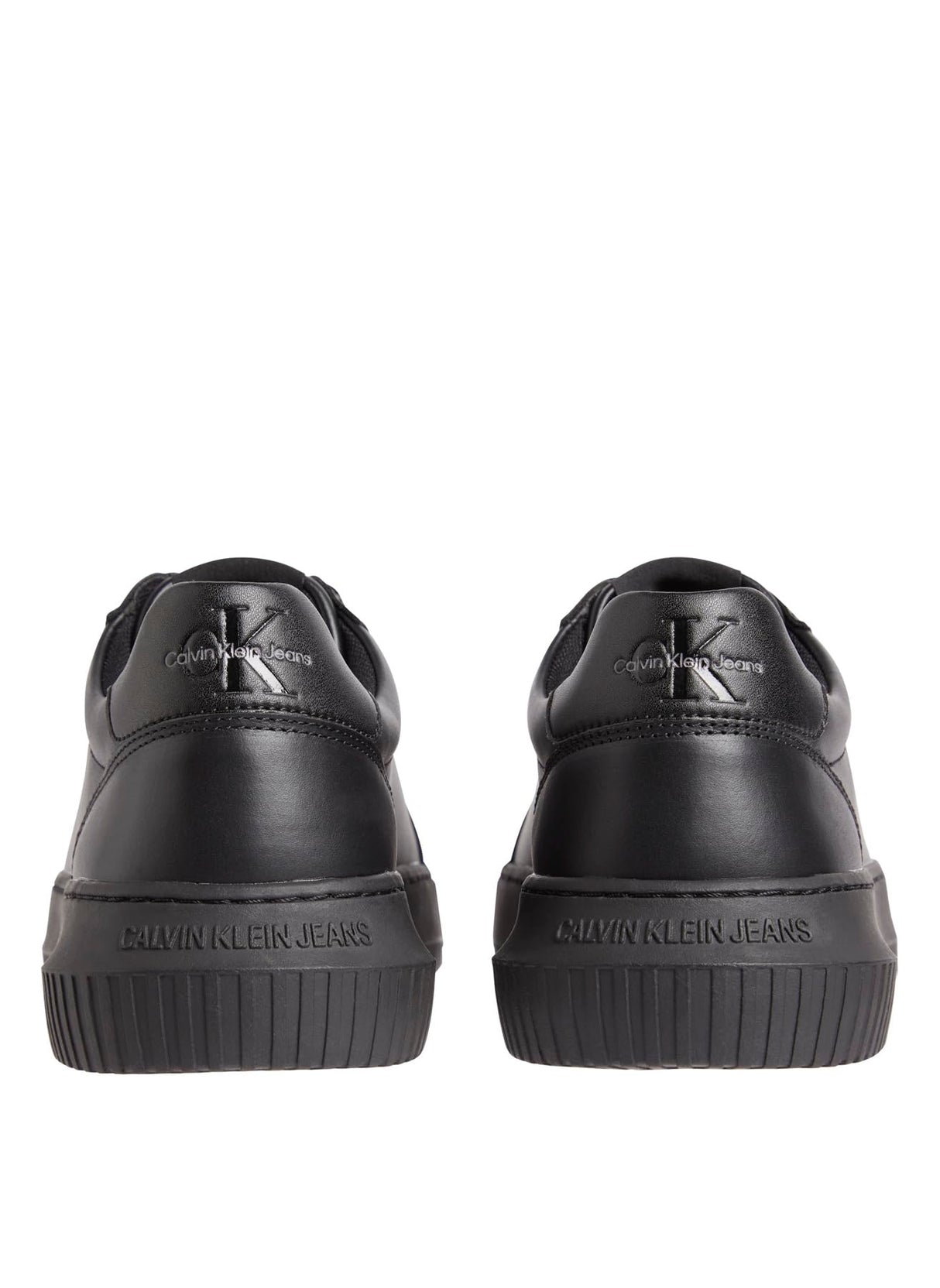 Calvin Klein Sneaker con Suela Cupsole Hombre Chunky Low Calzado, Negro (Triple Black), 43 EU