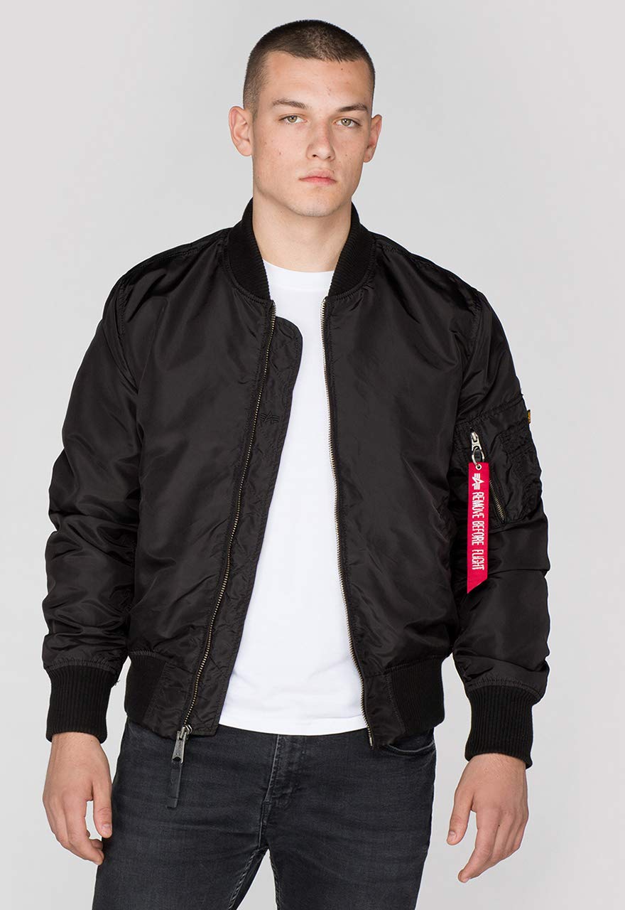 Alpha Industries MA-1 TT Chaqueta Bomber, Hombre, Negro (Black - 03), XL