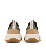 Sorel Kinetic Impact II Strap, Zapatillas de Invierno Mujer, Utility Green, Pink Dawn, 37.5 EU