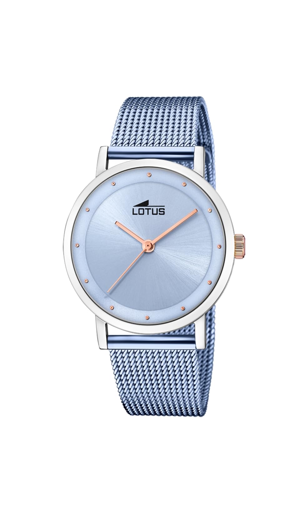 Reloj Lotus para Mujer 18878/1 Trendy Caja de Acero Inoxidable 316l Plateado Correa de Acero Inoxidable 316l Azul