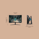 Samsung LS32BG650EUXEN - Monitor de 32" QHD Resolution (2,560 x 1,440, 16:9, 240Hz, 1ms), FreeSync Premium Pro, Gaming Hub