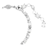 Swarovski Pulsera Mesmera, Tallas mixtas, Blanca, Baño de rodio