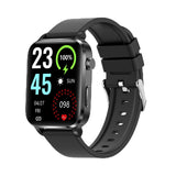 DAM Smartwatch F100 con Terapia de Salud con láser de Doble sonda. Monitor de O2, tensión y termómetro. Varios Modos Deportivos. 3,7x1,1x4,2 Cm. Color: Negro