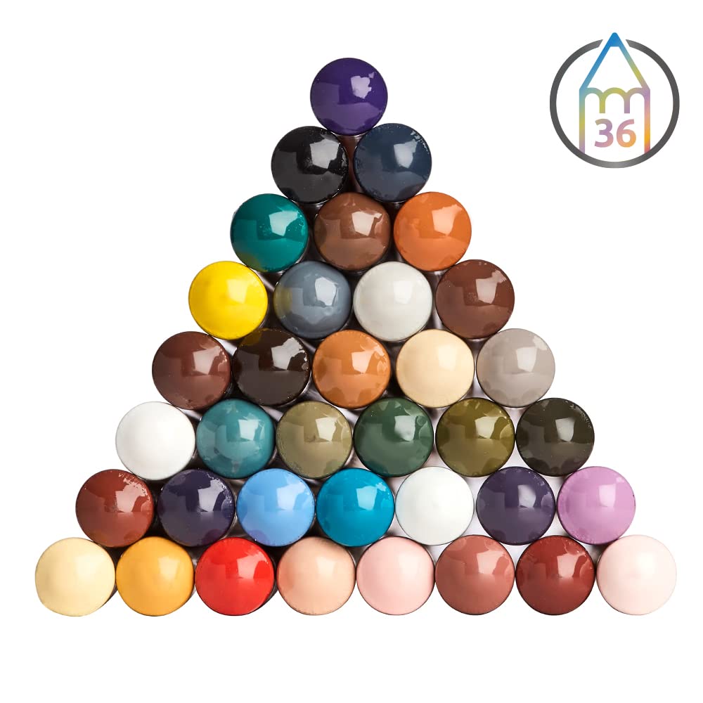 Derwent Lightfast Pencils Juego de 36 Lápices de Colores a Base de Aceite 100% Resistente a la Luz en 1 Caja Metálica