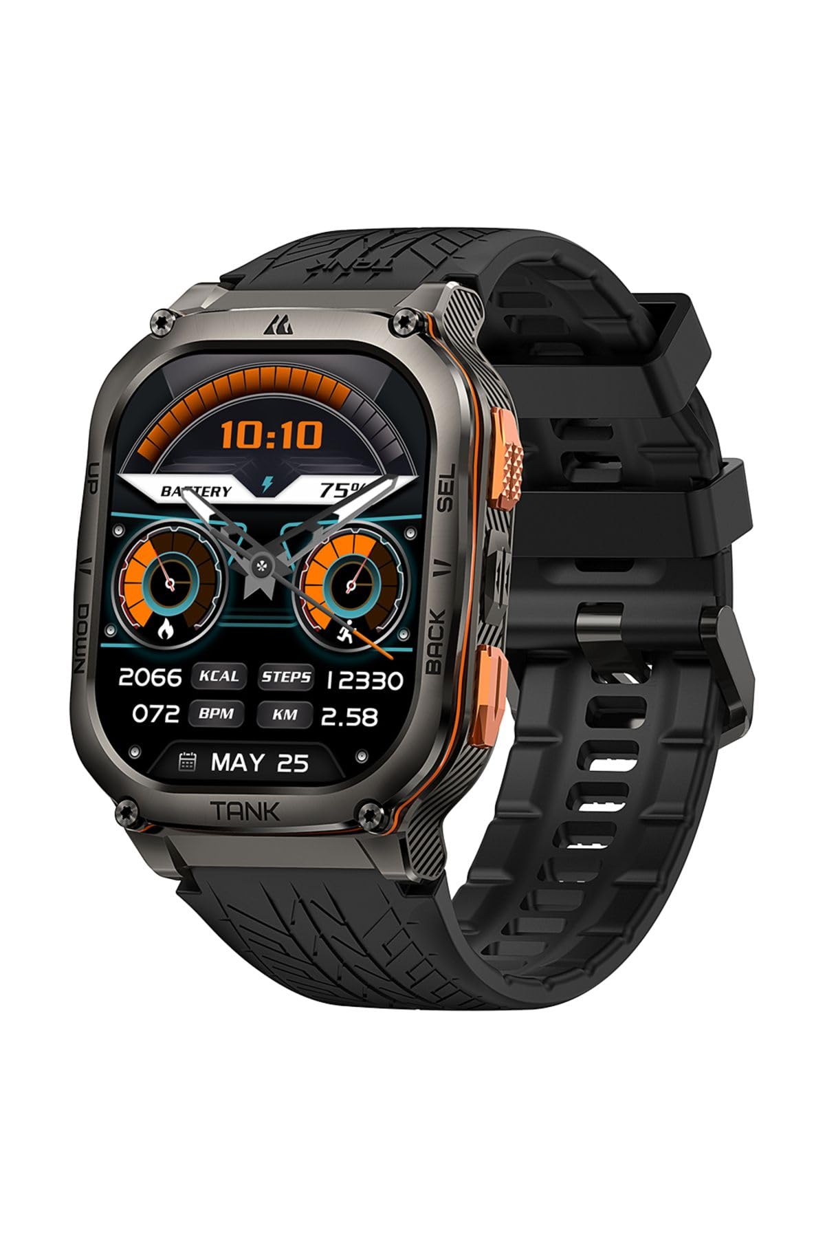 KOSPET 13000018000 Reloj Inteligente Tank M3 Ultra 1.97 Pulgadas AMOLED Negro