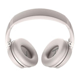 Bose QuietComfort Headphones, Auriculares inalámbricos con cancelación de ruido, Auriculares de diadema con Bluetooth, micrófono y cable con hasta 24 horas de autonomía, Blanco Ahumado