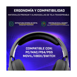NEWSKILL Aton Black | Auriculares Gaming Inalámbricos | 2.4Ghz | Bluetooth 5.0