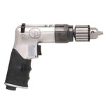 Chicago Pneumatic CP789R-26 - Air Power Drill, 3/8 Inch (10mm), Reversible, Keyed Chuck, Aluminum Housing, Pistol Handle, 0.43 HP / 320 W, Stall Torque 3.1 ft. lbf / 4.2 NM, 2600 RPM, Home Improvement