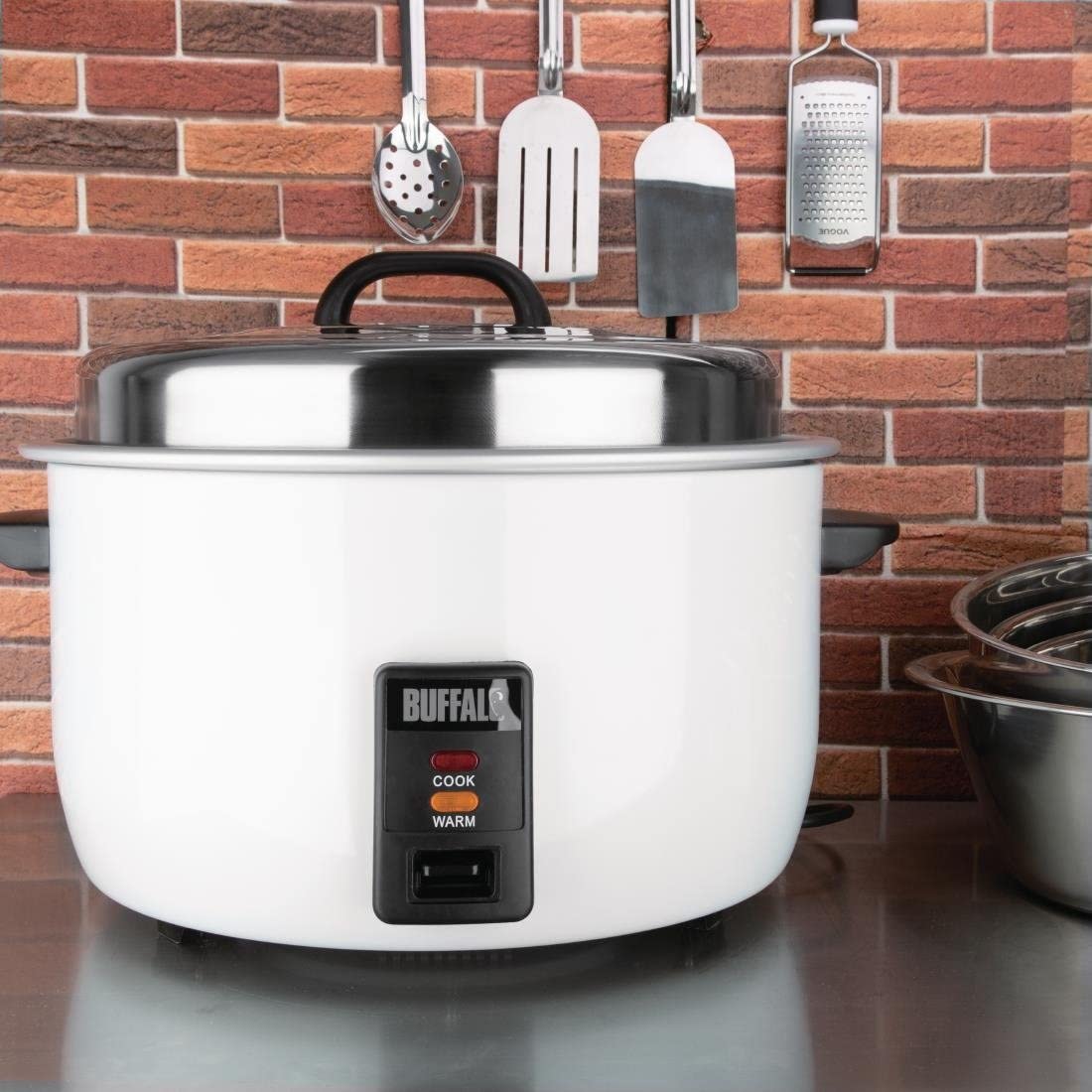Buffalo CB944 Cocina de arroz, 23L, 92 porciones