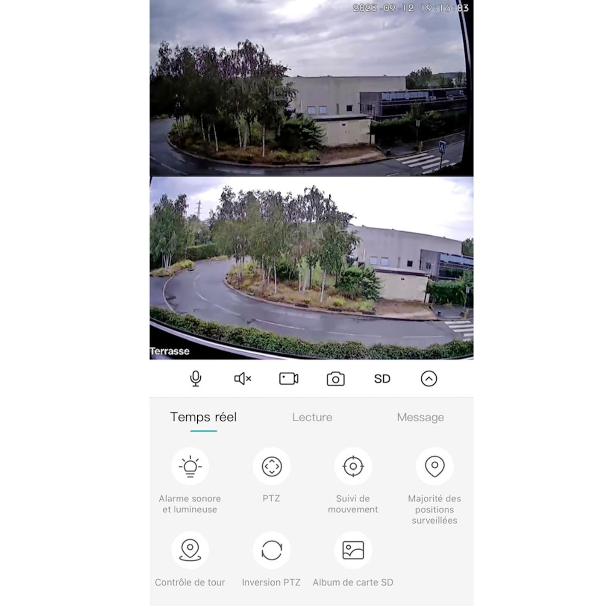 LIFEBOX AXON Cámara al Aire Libre WiFi detección de Movimiento, Blanco