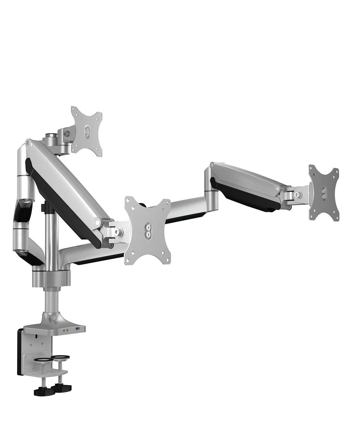 ICY BOX IB-MS505-TI 81,3 cm (32") Abrazadera Negro, Plata - Soporte para televisor (Abrazadera, 21 kg, 81,3 cm (32"), 75 x 75 mm, 100 x 100 mm, Negro, Plata)
