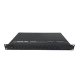 INFITRONIC - IN19PLG002-19 Pulgadas USB 3.0 Hub16-ports con estación de Carga y sincronización (Montaje en Rack de 1 UE)