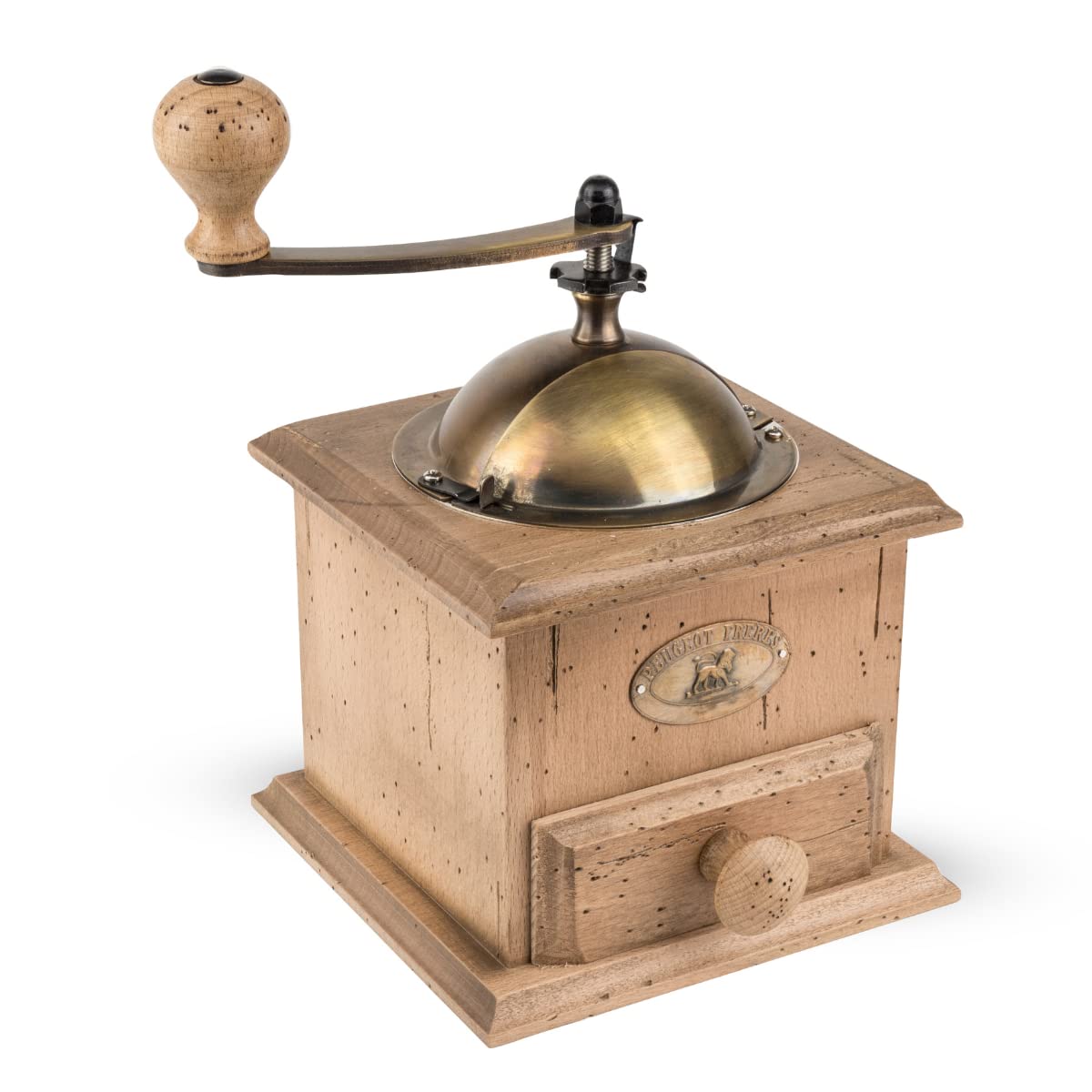 Peugeot Saveurs 31152 Antique Coffee Grinder Antiguos de Madera de 21 cm