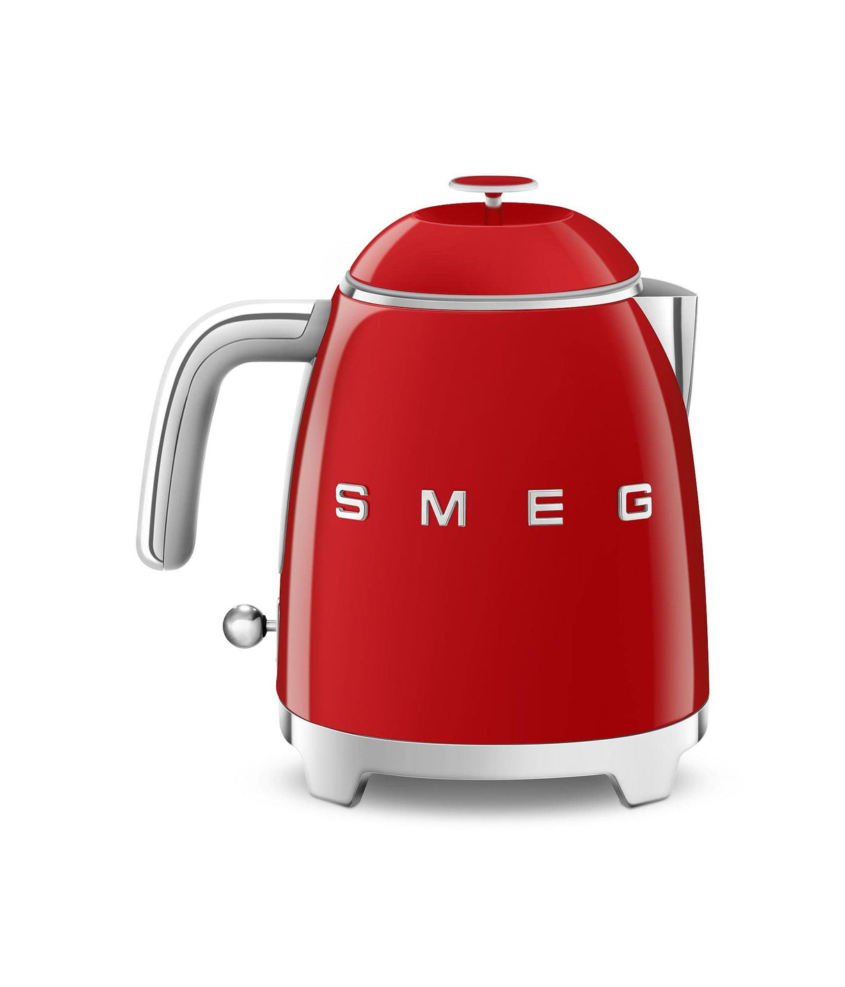 Smeg KLF05RDEU Electric Kettle with a Capacity of 0.8l and a Power of 1400 W KLF05RDEU-red, Plastic, Black