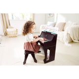 Hape - Piano con Taburete Aprende con Luces Negro (E0629)