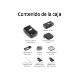 DJI Mic 2 (1 TX+1 RX), micrófono inalámbrico con cancelación de Ruido Inteligente, grabación Interna Flotante de 32 bits, Sonido optimizado, 250m de Alcance, micrófono para iPhone y Android