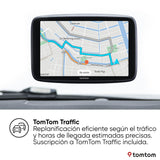 TomTom GPS para Coche Go Superior (7 Pulgadas, Estado del tráfico y alertas de radares Gracias a TomTom Traffic, mapas del Mundo, actualizaciones rápidas Mediante WiFi, Precio del Combustible)