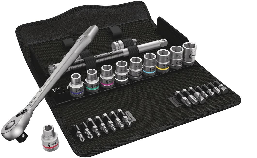 Wera 8100 SC 11 Juego de carraca Zyklop Metal