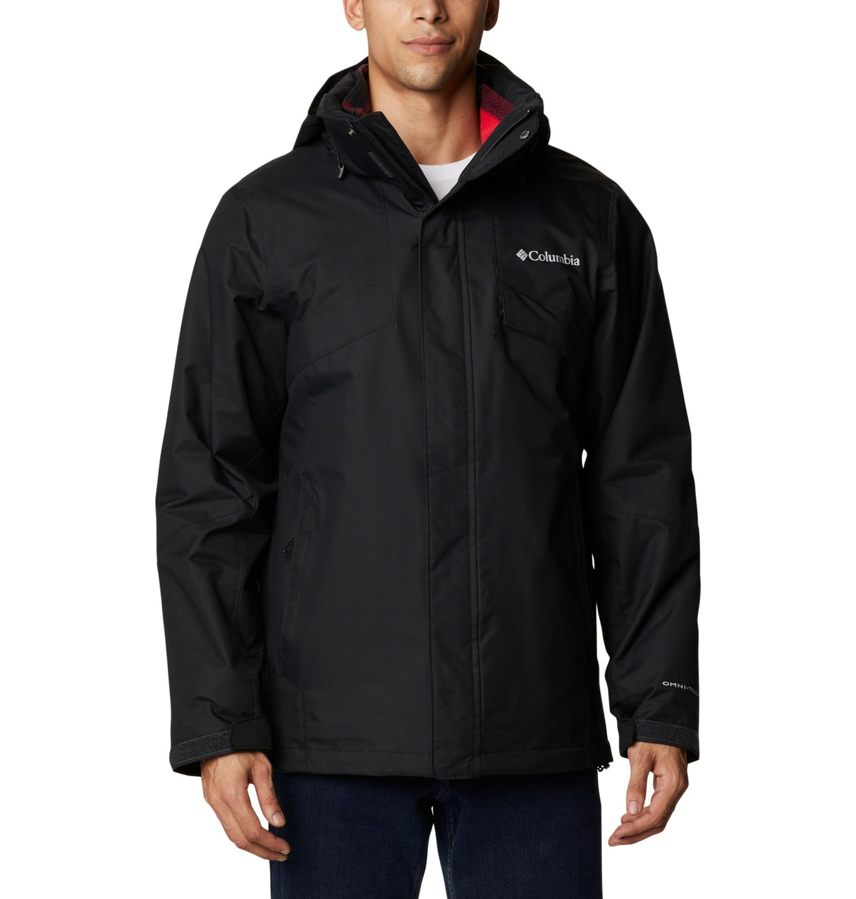 Columbia Bugaboo Fleece Interchange Jacket, Chaqueta De Invierno 3 En 1 para Hombre, Black, Talla L