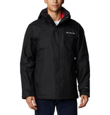 Columbia Bugaboo Fleece Interchange Jacket, Chaqueta De Invierno 3 En 1 para Hombre, Black, Talla L
