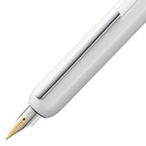 Lamy 1228087 pluma EF modelo 3 White PT diálogo piano, colour blanco/plata/oro