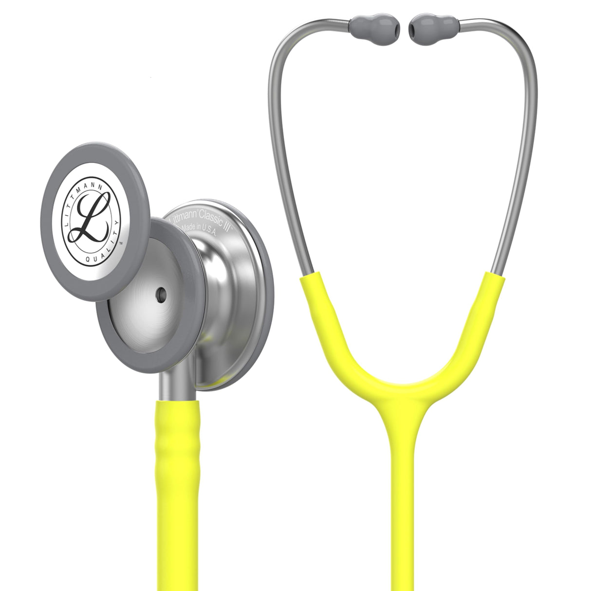 Littmann Classic III - Fonendoscopio, de acero inoxidable, 69 cm, color lima