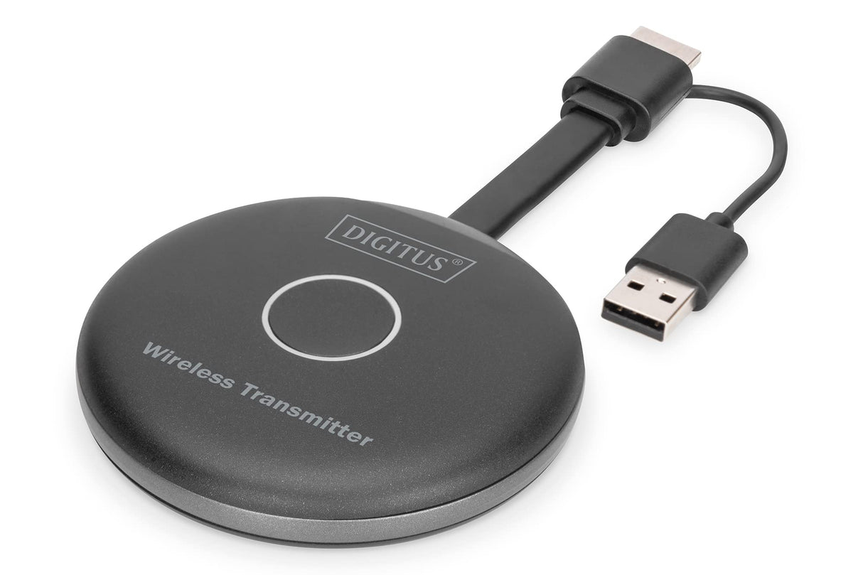 DIGITUS DS-55322 Click & Present Pro - Transmisor HDMI para ampliación - Unidad transmisora HDMI para DS-55317 - No requiere controladores - True Plug & Play - Negro