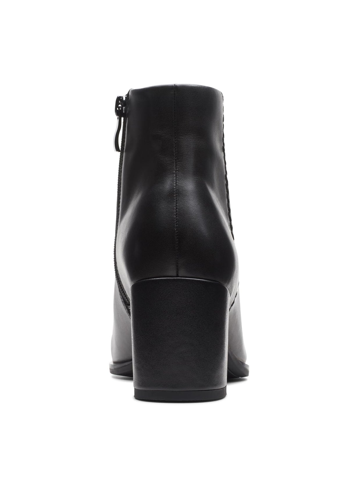 Clarks Freva55 Zip, Botas Modelo Chukka Mujer, Piel Negra, 40 EU
