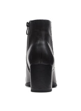 Clarks Freva55 Zip, Botas Modelo Chukka Mujer, Piel Negra, 40 EU