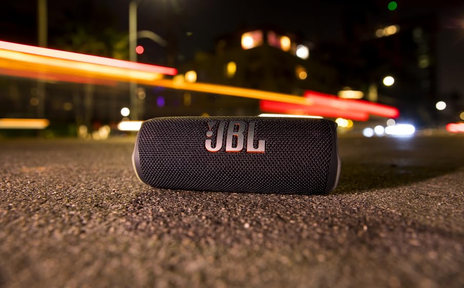 JBL Altavoz Bluetooth portátil Flip 6 Altavoz resistente al agua y al polvo IPX67, compatible con JBL PartyBoost, hasta 12h de batería, gris