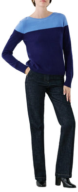 Caroll 232k-mzoe Jersey de Corte Recto, Azul Oscuro, L para Mujer
