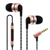 SoundMAGIC Auriculares In-Ear con micrófono, E80C Auriculares, Estéreo Auriculares con Cable para teléfonos Inteligentes, Conector Universal de 3,5 mm, cancelación de Ruido,Graves potentes,Dorado