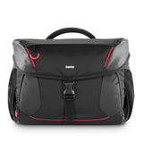 Hama Phoenix 200 - Funda para cámara fotográfica, Color Negro, Rojo, Moderno