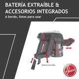 Hoover H-FREE 100 ESPECIAL MASCOTAS HF122GPT Aspiradora Escoba sin Cable, sin Bolsa, 3 en 1: Escoba, de Mano y Vertical, Cepillo Mascotas y Tapicerías, Autonomía 40min, Posición Parking, 6500Pa