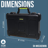 Shure By Gator - SH-MICCASEW06 - estuche para 6 micrófonos wireless Shure