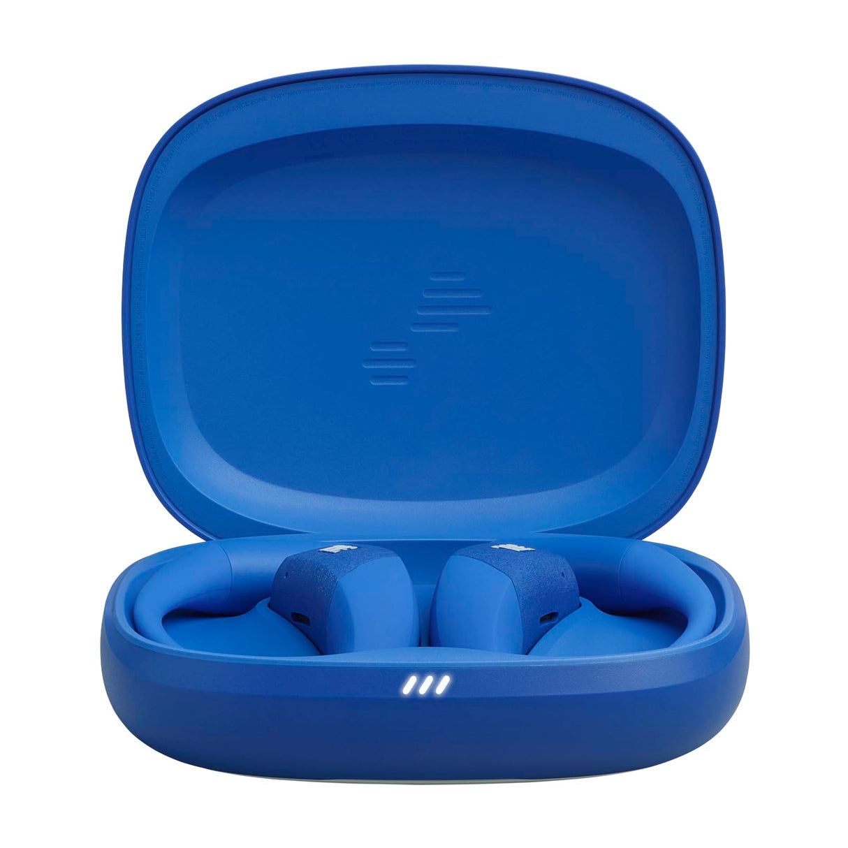 JBL Endurance Zone Auriculares Deportivos inalámbricos Abiertos True Wireless, diseño ergonómico de Gancho, OpenSound, 32 h de autonomía, Resistencia IP68, Google Finder, Azul
