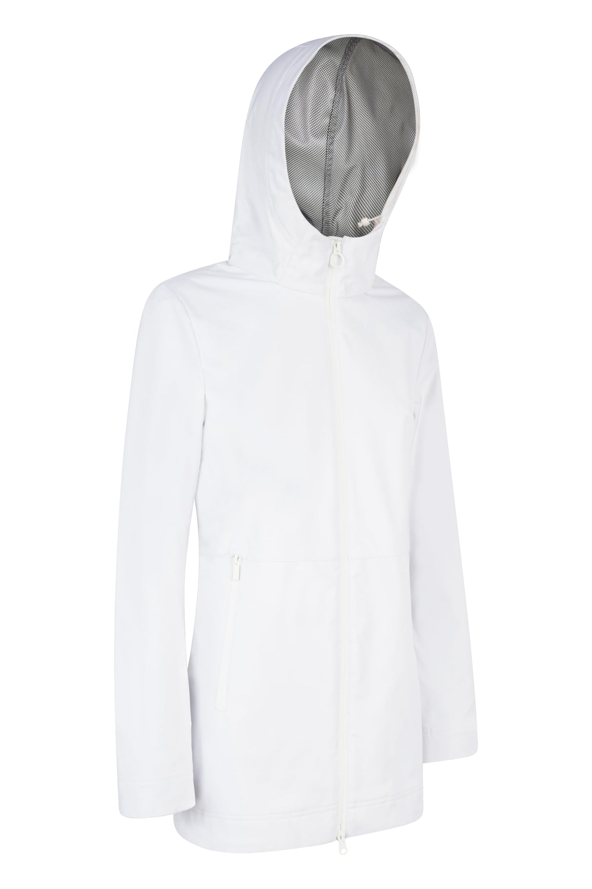 Geox W Spherica Parka 1 Chaqueta, Hochweiß, 44 para Mujer