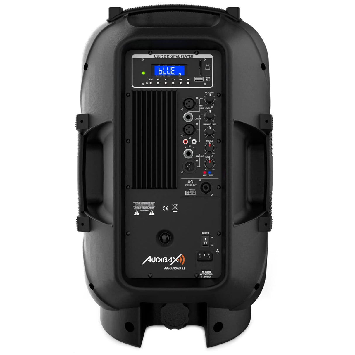 Audibax Arkansas 12 Altavoz Profesional Bluetooth 12 USB, 600 Watios