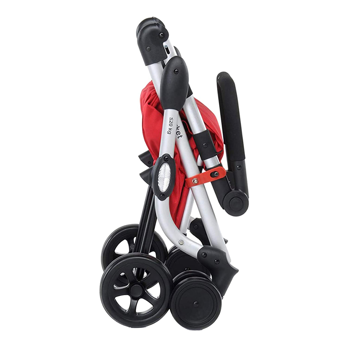 Foppapedretti 9702000300 - Carrito de la Compra, Color Rojo