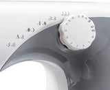 JATA JSMC5217 Máquina de Coser con 13 Diseños de Puntada, Pespunte y Zigzag. Ojal en 4 Tiempos con Pedal Portátil. Incluye accesorios. Diseño Compacto. Bajo Peso